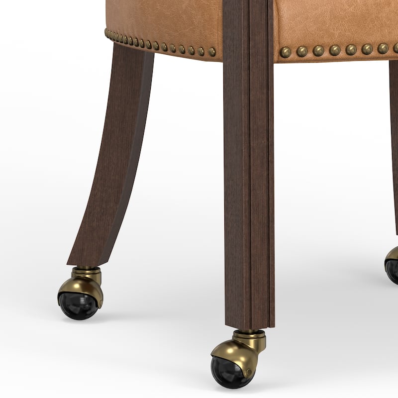 Holliday Dining and Game Chair in Walnut Finish