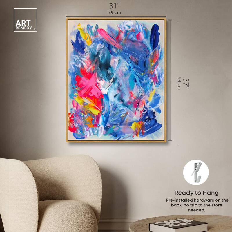 Colorburst Mirage Canvas by Art Remedy