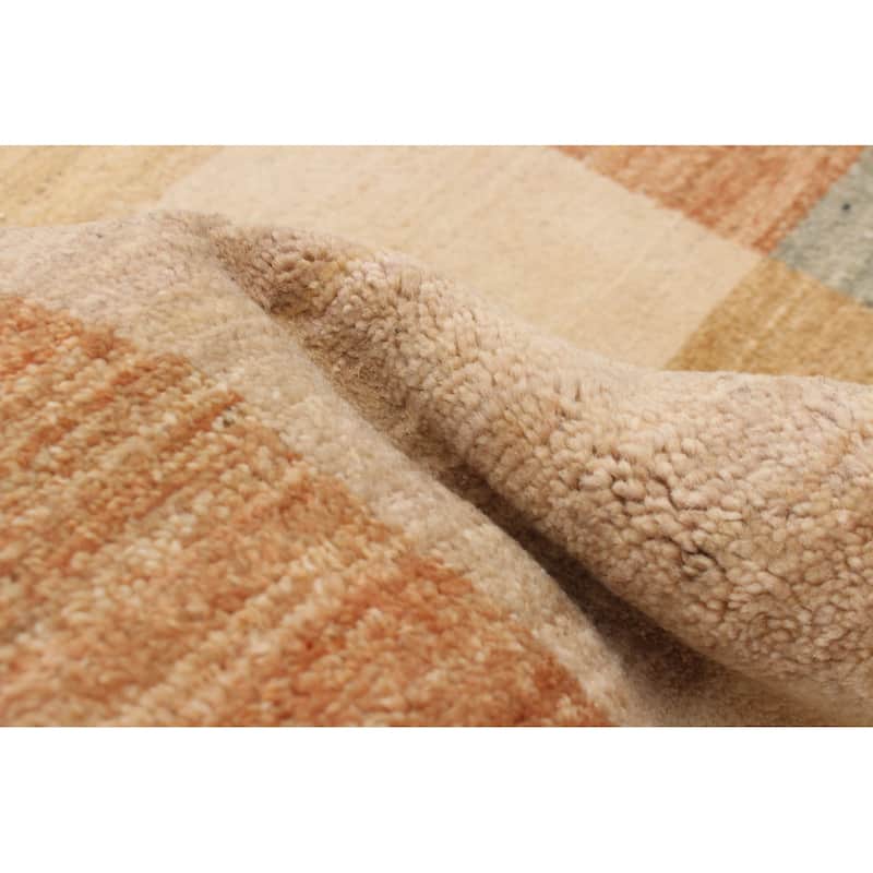 ECARPETGALLERY Hand-knotted Finest Peshawar Ziegler Ivory Wool Rug - 6'6 x 8'4