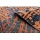 preview thumbnail 4 of 7, ECARPETGALLERY Hand-knotted Legacy Copper, Dark Blue Silk, Wool Rug - 2'6 x 12'3