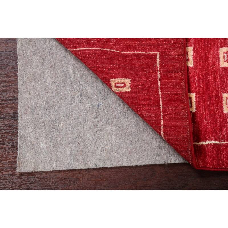 Oriental Gabbeh Kashkoli Wool Runner Rug Hand-knotted Staircase Carpet - 2'9" x 8'1"