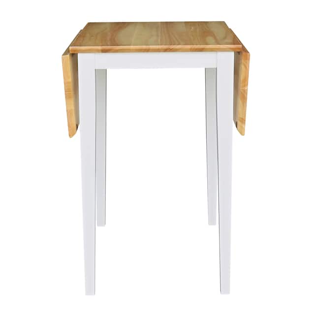 International Concepts Small Drop Leaf Shaker Style Dining Table