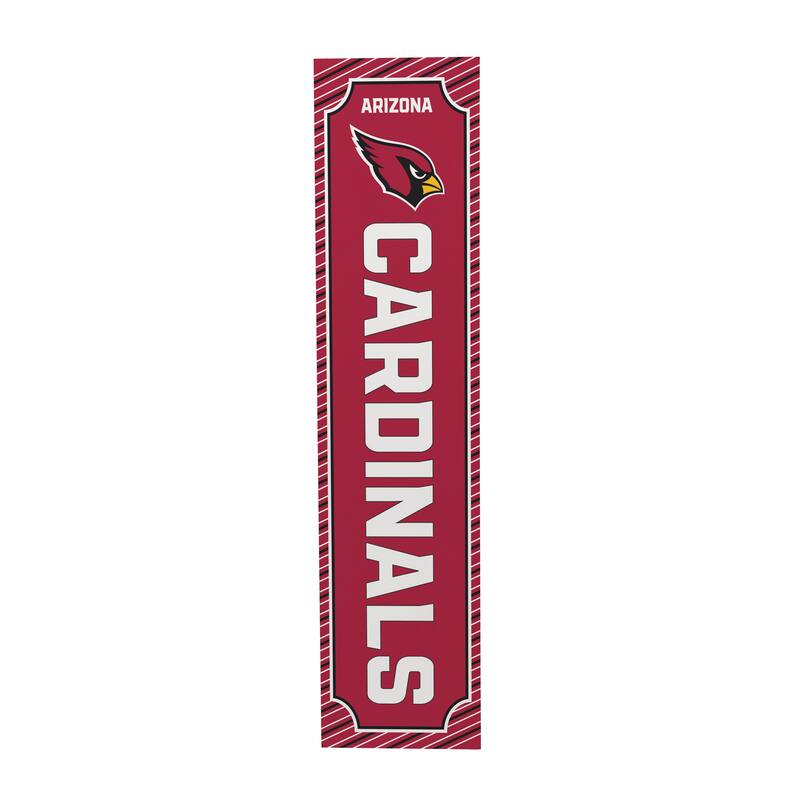 47" Double Sided Seasonal Porch Leaner, Arizona Cardinals - 47" x 11.25"