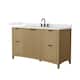 Option Natural Oak / Giotto Quartz Top / Matte Black