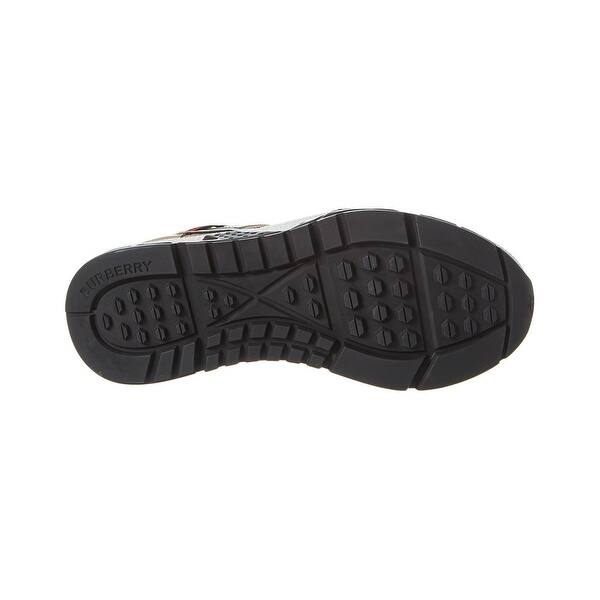 Mixed Leather & Mesh Platform Sneaker - Overstock - 30694863