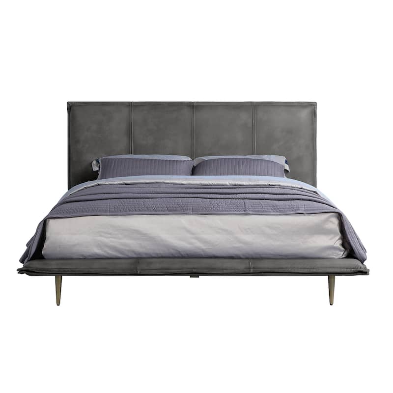 Givens Platform Bed with Metal Leg
