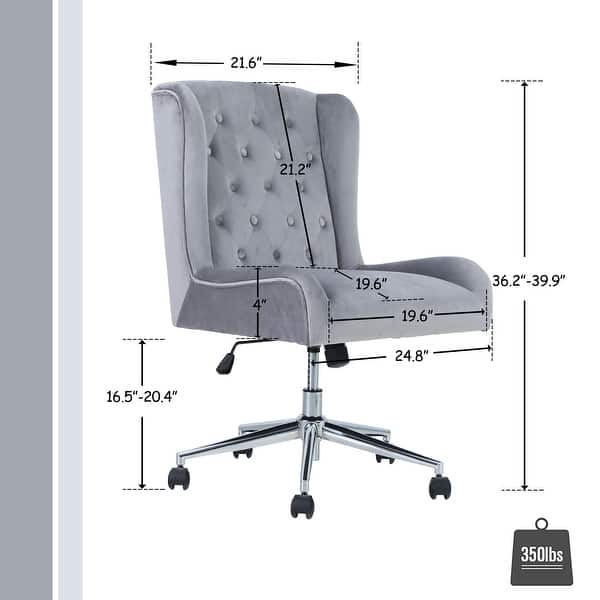 PHI VILLA Adjustable Swivel Home Office Rocking Chair Bed Bath