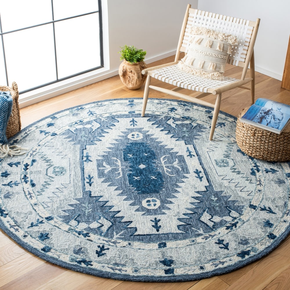SAFAVIEH Handmade Capri Fionnula Contemporary Wool Rug