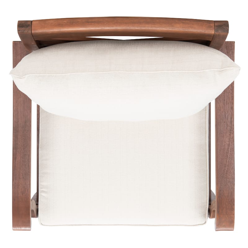 SAFAVIEH Couture Clotilde Outdoor Accent Chair - 33.1" W x 30.7" L x 37" H - 33W x 31D x 37H