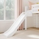 preview thumbnail 23 of 26, Max and Lily Classic Twin Low Loft with Stairs, Easy Slide and Curtain