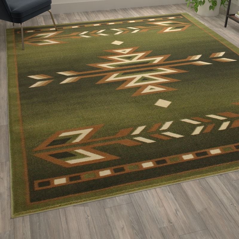 Multipurpose Southwestern Style Patterned Indoor Area Rug