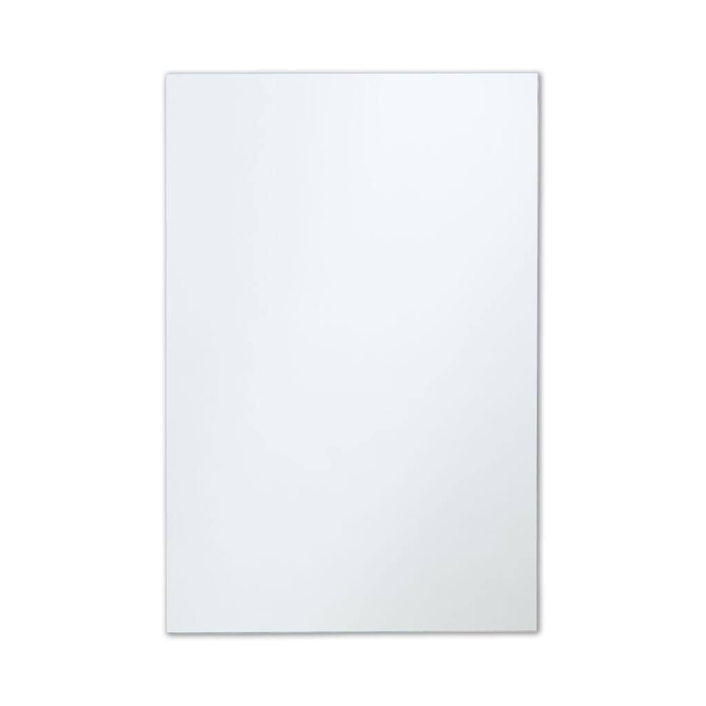 Frameless Polished Edge Rectangle Wall Mirror