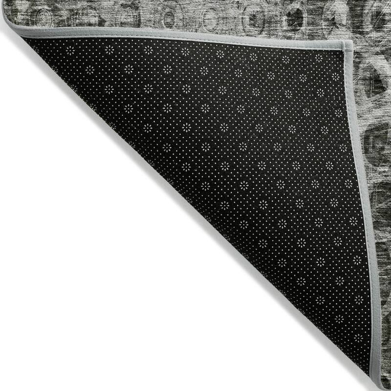 Machine Washable Indoor/ Outdoor Chantille Abstract Modern Rug