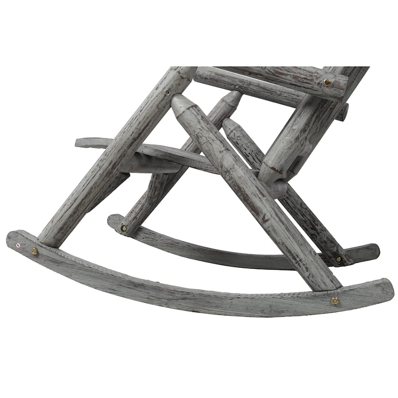 Classic Wooden Porch Rocker Chair, Durable Patio Rockers for Outside, Garde