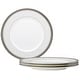 preview thumbnail 10 of 11, Noritake Odessa Set of 4 Dinner Plates, 10-1/2" Platinum