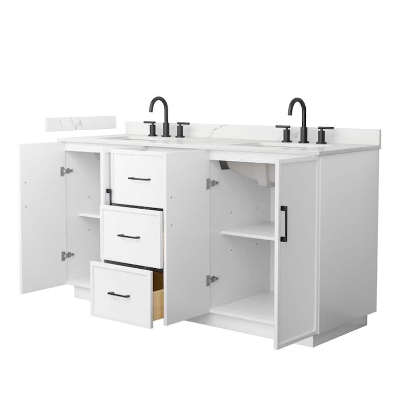 Wyndham Collection WCH7474-66D-QTZ-US3MXX Elan TK 66" Free Standing