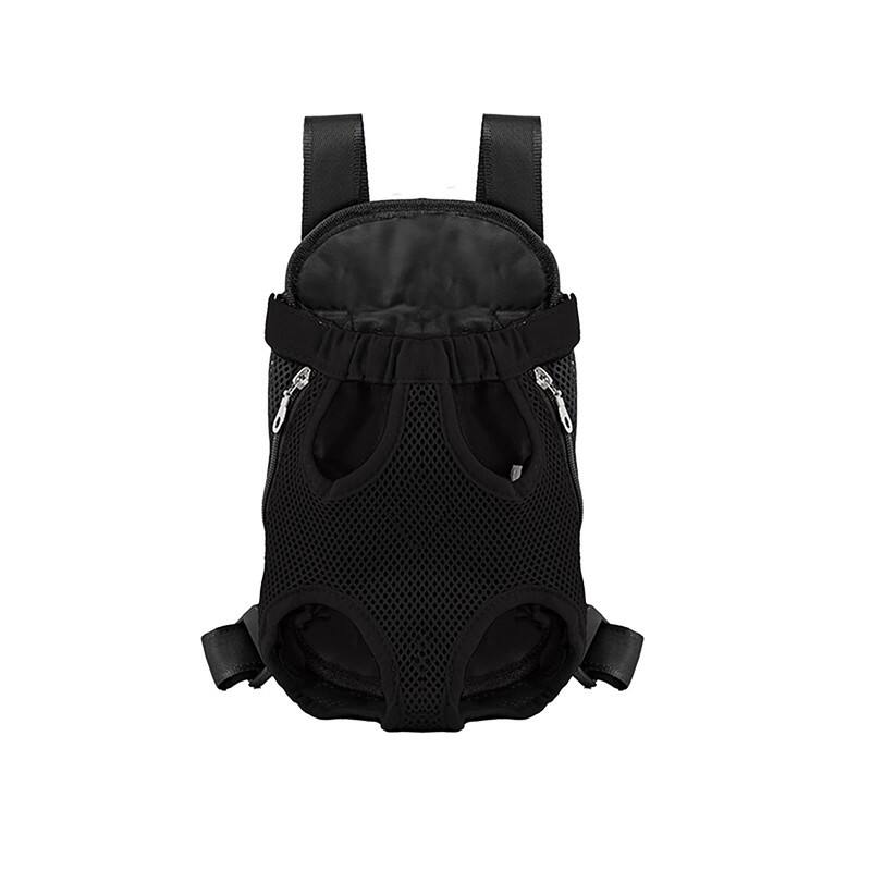 Utopia Alley Pet Carrier Backpack,Adjustable Front Cat Dog Carrier Backpack, Small Medium Dogs Cats Puppies Chest Carrier, Black - X-Large - Black - Assembled