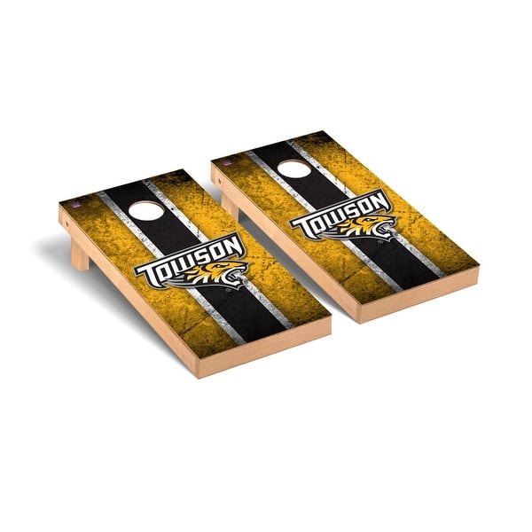 slide 2 of 5, Towson Tigers Vintage Cornhole Board Set