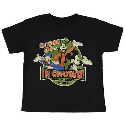 Disney Mickey Mouse Little Boys' T-Shirt I'm With The In Crowd Tee
