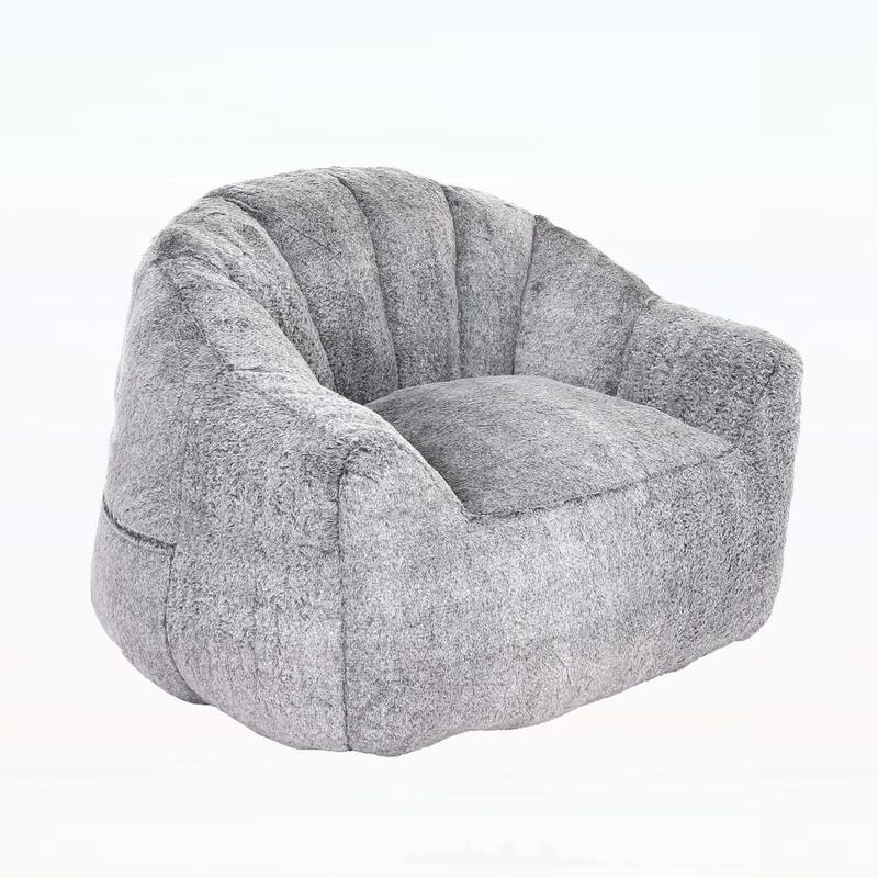 Comfy Bean Bag Sofa Chair with Armrests for Ultimate Relaxation in Living Room and Bedroom