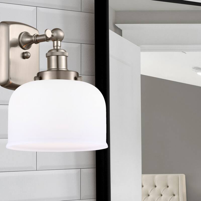 Innovations Lighting Large Bell 8" Wide Bathroom Sconce