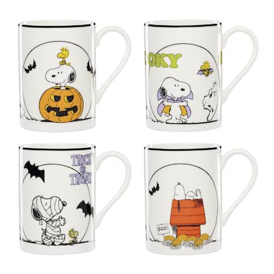 Lenox The Great Pumpkin Mugs, Set of 4