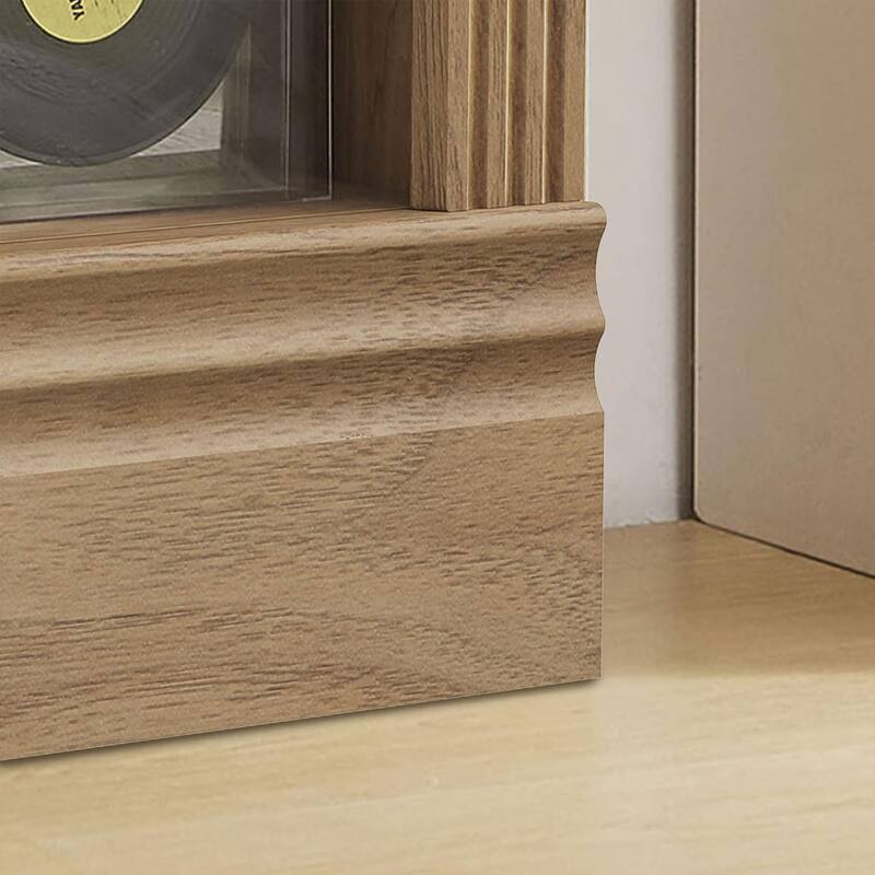 VAUXHILL & CO. Halston Standard Bookcase Adjustable Storage Shelving Unit, Oak - 73.2