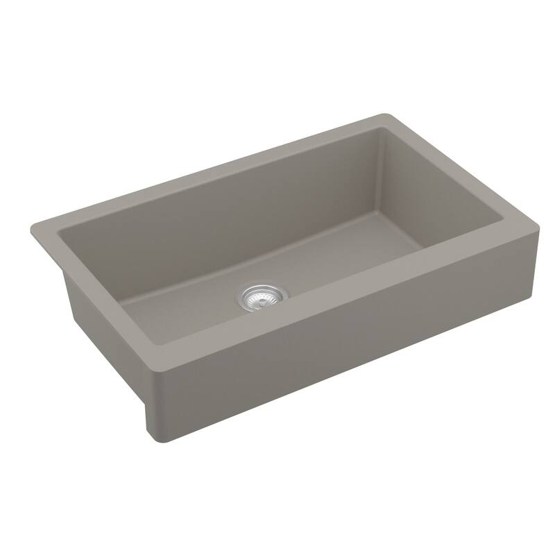 Karran Retrofit Apron Quartz Single Bowl Kitchen Sink