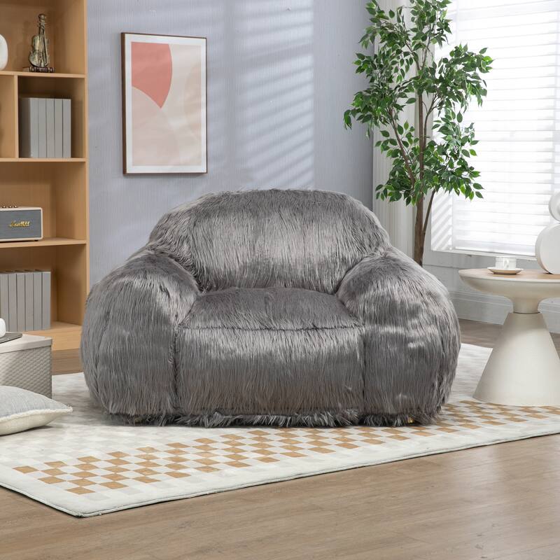 Teddy Bean Bag Chairs,Lazy Sofa Bean Bag Chairs with Armrest
