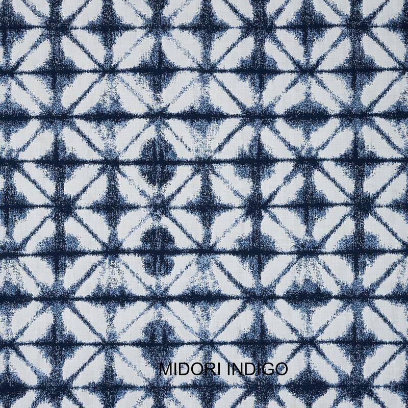 Sunbrella Indigo Geometric Indoor/ Outdoor Square Pillow, Set of 2