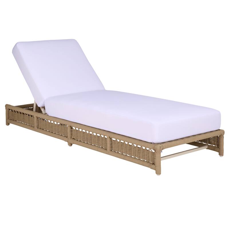 SAFAVIEH Outdoor Living Callan Lounger - 75"W x 26"D x 13"H