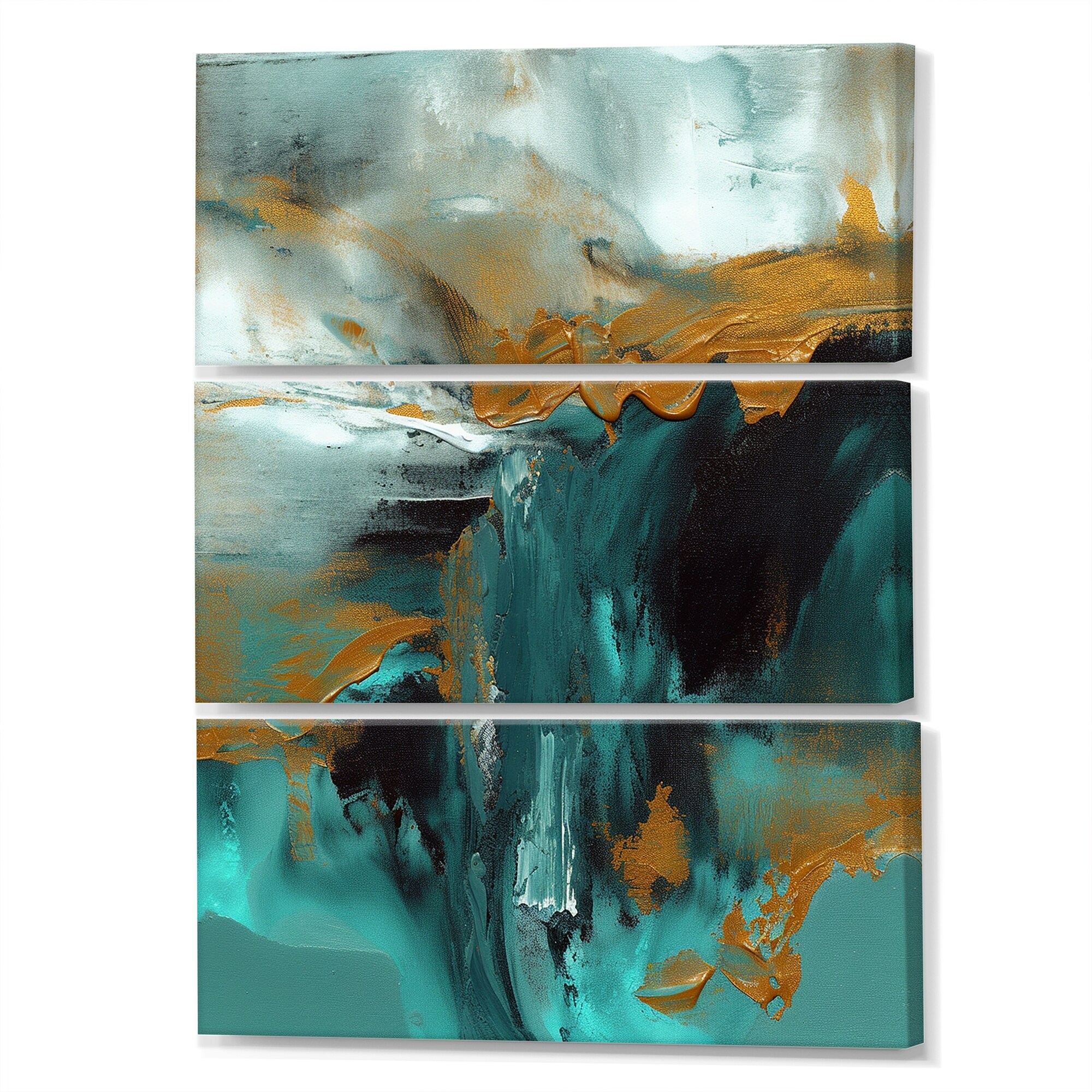 Transession Canvas  Three canvas painting, Abstract canvas, Watercolor  canvas