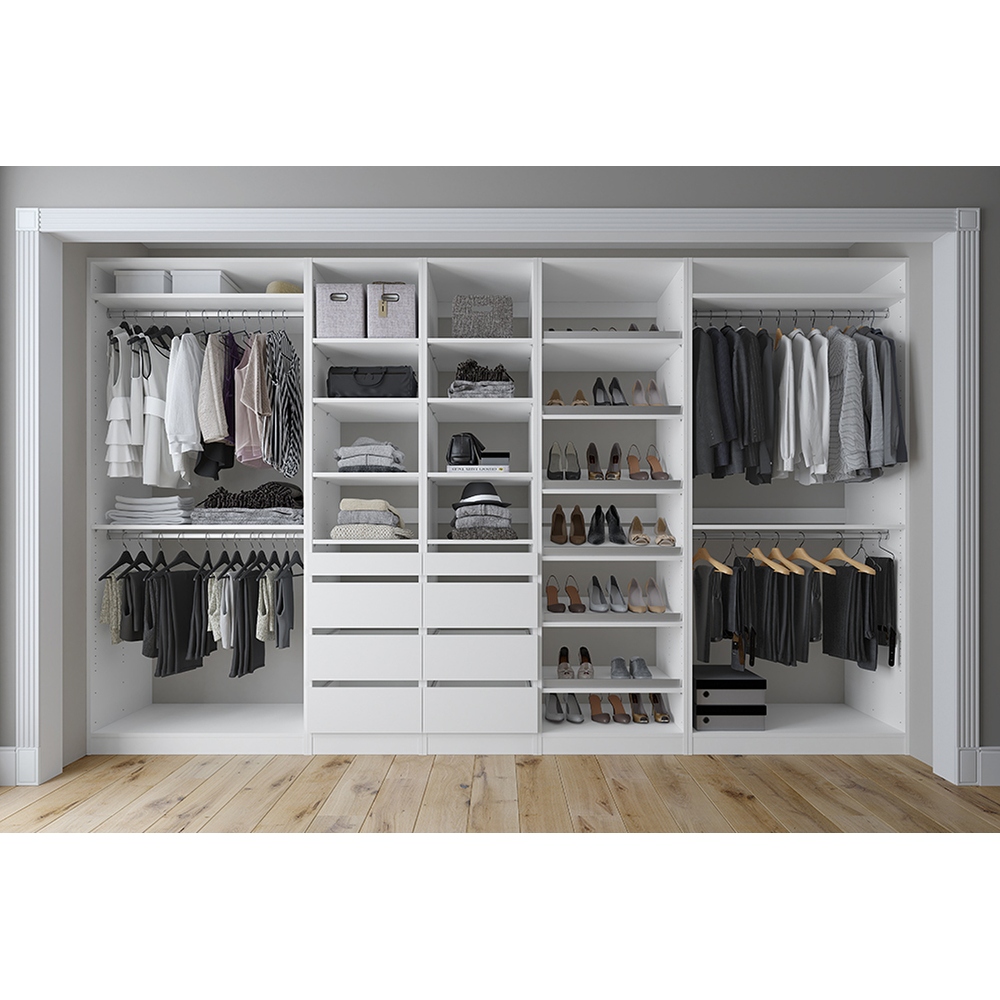 Closet & Co 132-inch Custom Closet System - Bed Bath