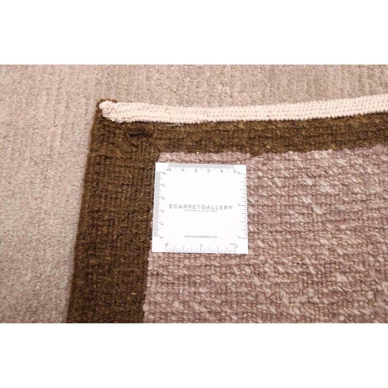 ECARPETGALLERY Hand-knotted Opulence Taupe Wool Rug - 8'1 x 9'10