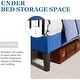 preview thumbnail 32 of 65, VECELO Upholstered Kids Bed Frame with Diamond Tufted Headoard,Twin Size Bed Set of 2