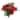 Artificial Winter Frost Seasonal Mixed Bush Holiday , Red , ABN4B016-RED