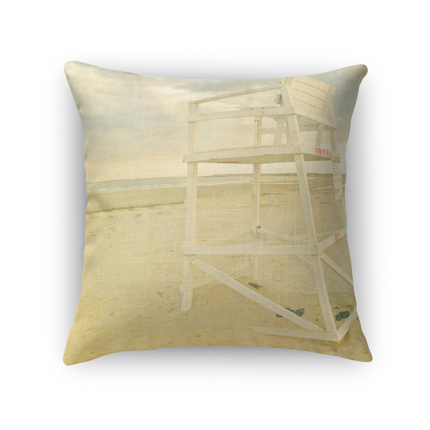 Size: 18X18X6 - Sand/Tan/Blue KAVKA Designs End Of The Day Accent Pillow, - Heartland Collection BOBAVC054DI18