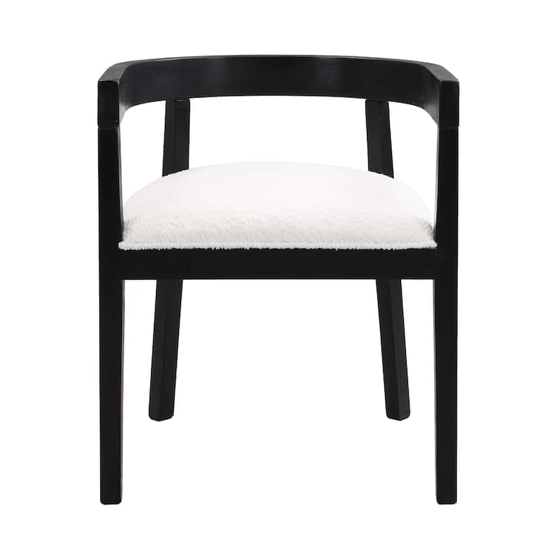 Ladieu Fabric and Wood Tub Dining Chairs （Set of 2）by Christopher Knight Home