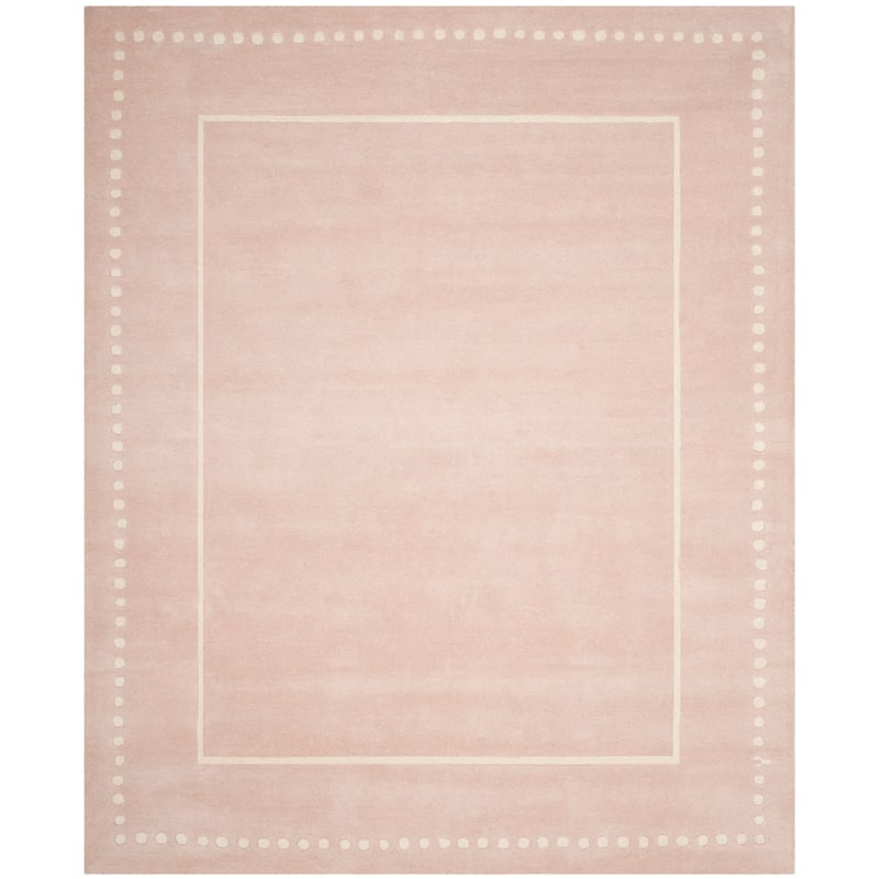 SAFAVIEH Handmade Bella Alverta Dotted Border Wool Rug