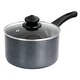 preview thumbnail 1 of 3, 2.5 Quart Nonstick Aluminum Saucepan with Lid in Graphite Grey