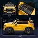 preview thumbnail 6 of 7, Yellow Kids Electric Car, Chevrolet TAHOE, Remote Control for Ages 3-6