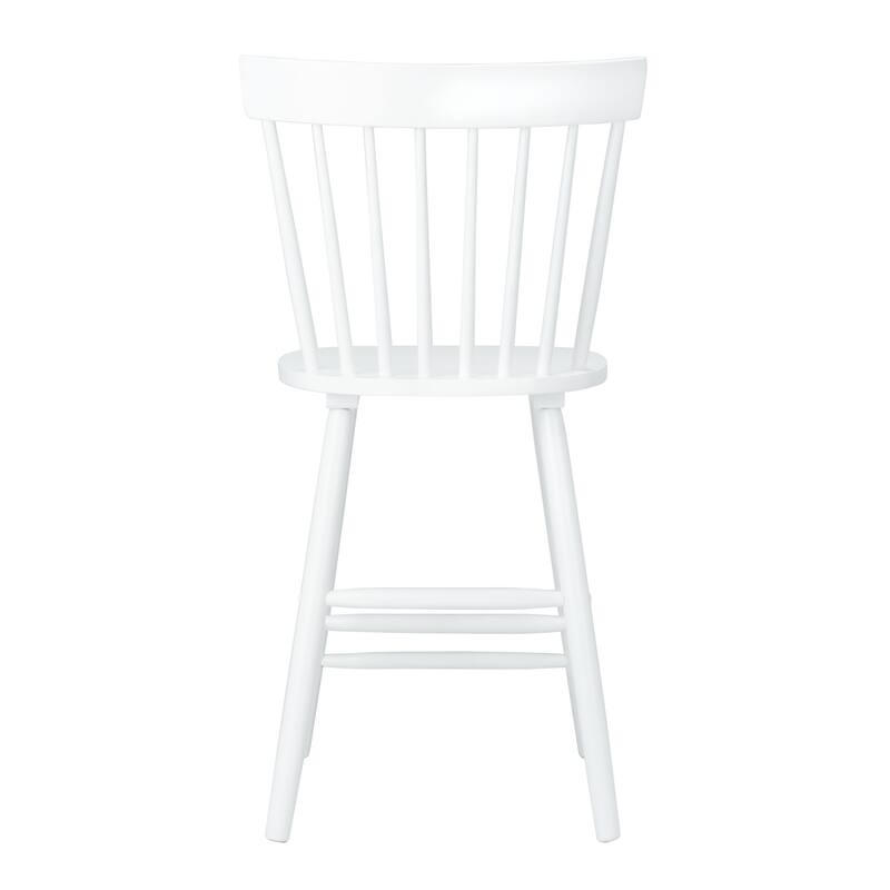 SAFAVIEH Biddie 24-inch Spindle Farmhouse Counter Stool (Set of 2) - 20" W x 21" D x 39" H - 20"W x 21"D x 39"H