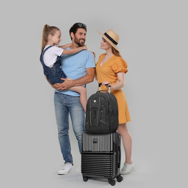 The Ultimate Travel Combo Spinner Carry-On And Laptop Backpack