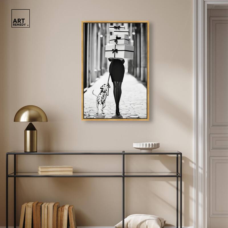City Dalmatian Canvas by Art Remedy