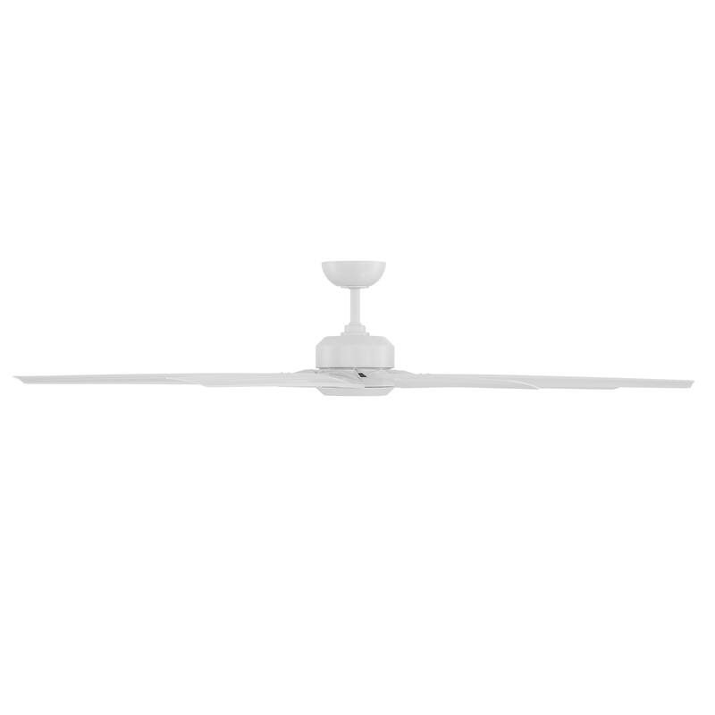 Roboto XL Indoor Outdoor 8-Blade Smart Ceiling Fan 70in with Remote Control - 70