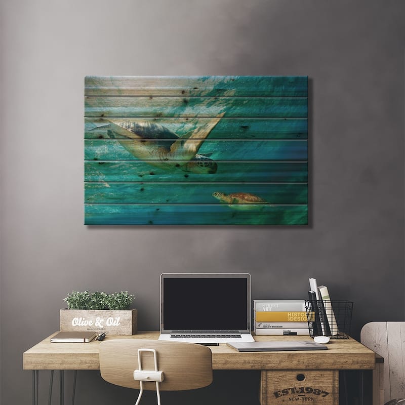 Contact Print On Wood by Andrey Narchuk - Multi-Color