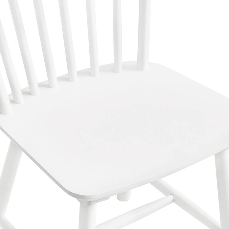 Solid Wood Simple Living Dining Chairs Set of 2 - 18" H