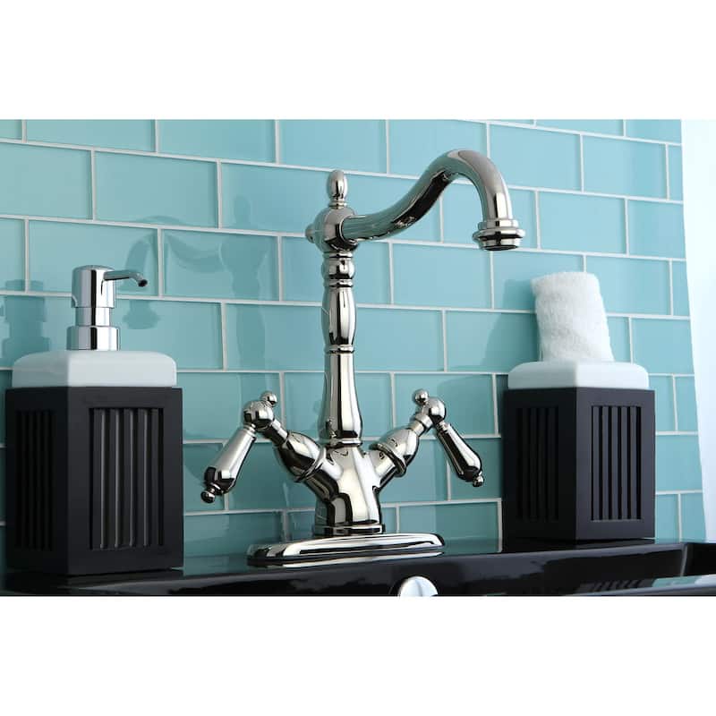 Kingston Brass Heritage 1.2 GPM Vessel Single Hole Bathroom Faucet