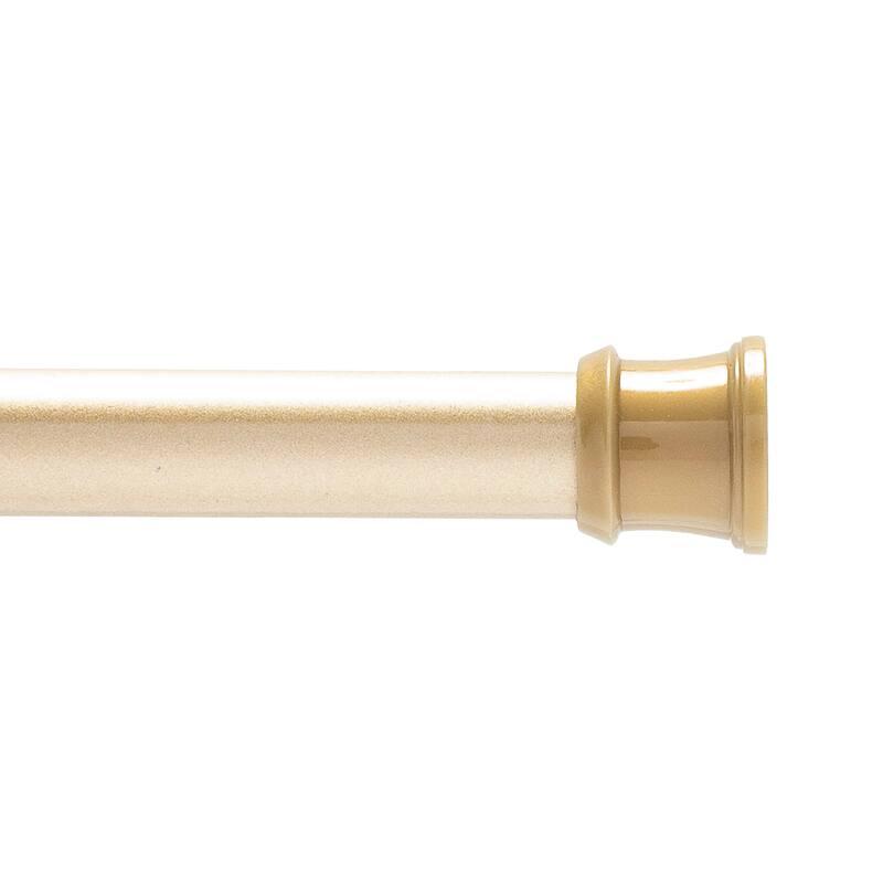 Kenney Twist & Fit No Tools Camlock Tension Shower Curtain Rod, 42-72"