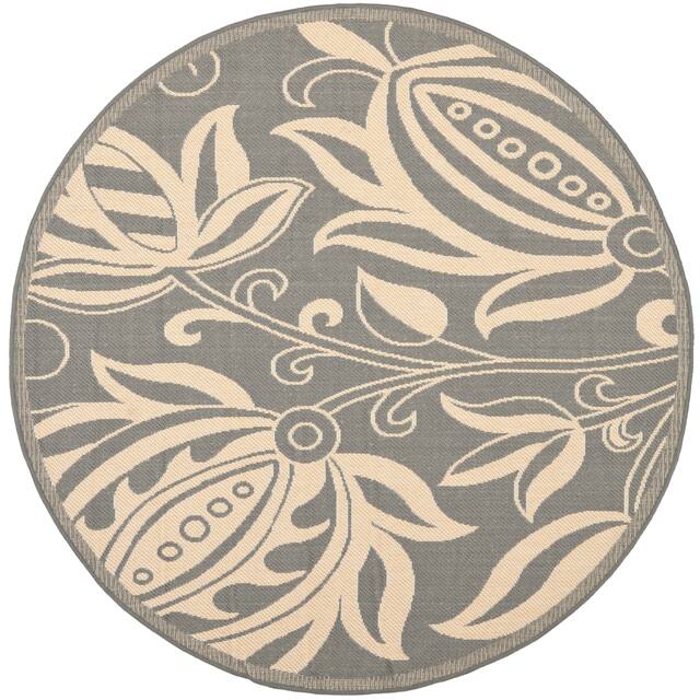 SAFAVIEH Courtyard Leatrice Indoor/ Outdoor Patio Backyard Rug